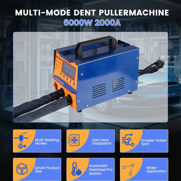 Dentsuger, 2000A Output, Effektivt Kølesystem,6000W