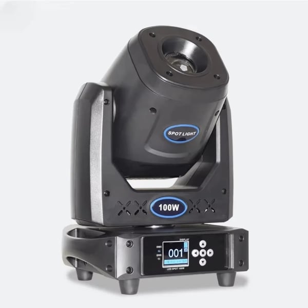 Scene Lys, 100W LED, DMX 15 Kanaler,EU stik, sort