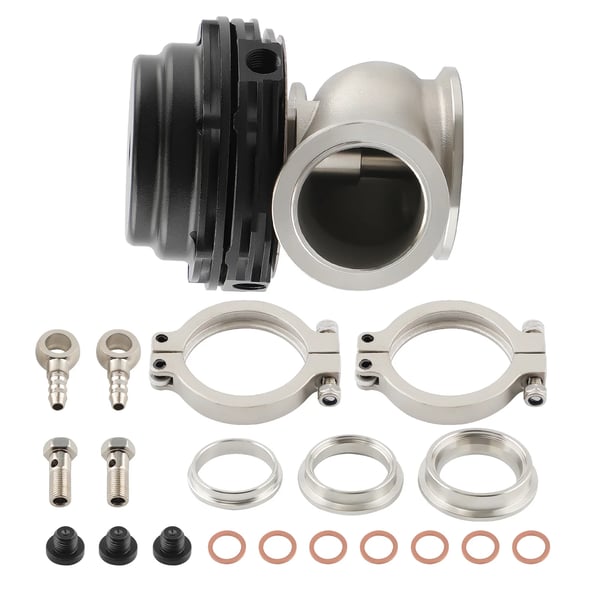 Ekstern Wastegate, 38mm Flange Diameter, 1.8 kg Vægt, 26mm Længde, 4 Cylinder Kompatibilitet, 1.0-3.0L Slagvolumenområde