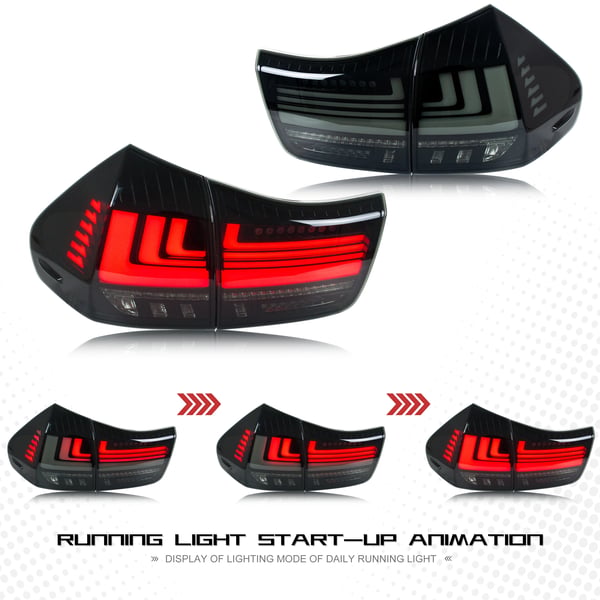 LED Baglygter, 35W, Spænding: 12V, Lumen: 3400LM, Kompatibilitet: Lexus RX350 RX330 RX400h (2004-2009), Dynamisk Signal