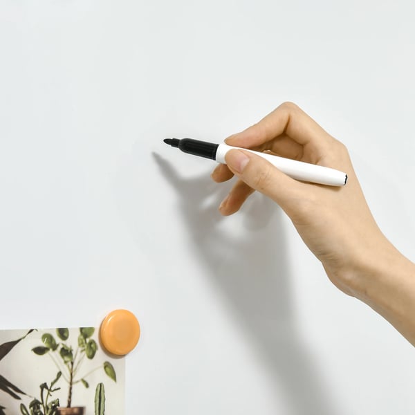 Whiteboard, Magnetisk Overflade, Aluminiumramme,36*24 tommer