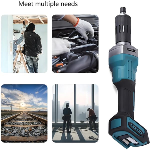 Vinkelsliber, Børsteløs Motor, Letvægtsdesign,1 Batteri, EU