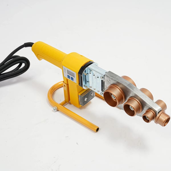 Rørsveller, 850W Effekt, Justerbar Temperaturinterval 0-380°C, Støbehoveder 20-63mm, Kompakt Størrelse 33.5x13.5cm, Vægt 2.14kg