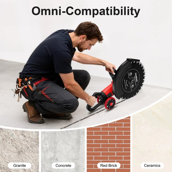 Cirkelsav, 4000W Motor, Støvkontrolsystem,sort, EU