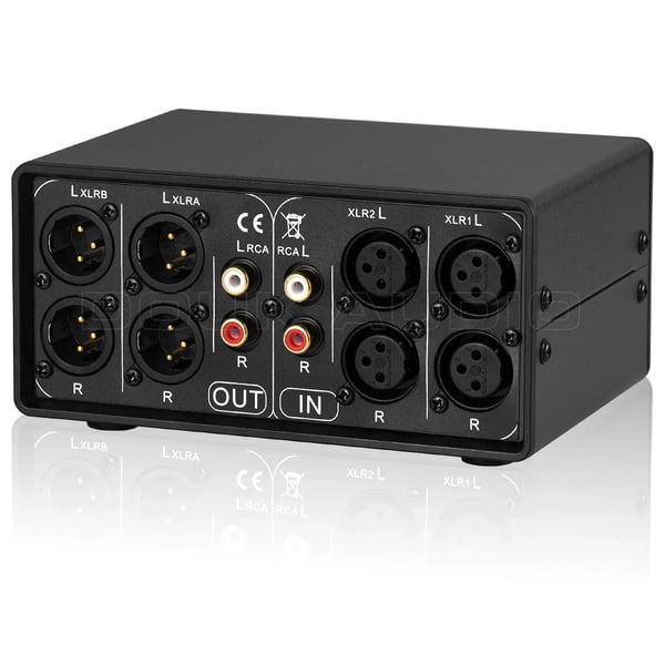 Audio Vælger, 3-IN-3-OUT, Metalhus