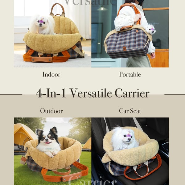 Hundetransportør, Letvægts, Multifunktionelt Design,ABB0044BN, L