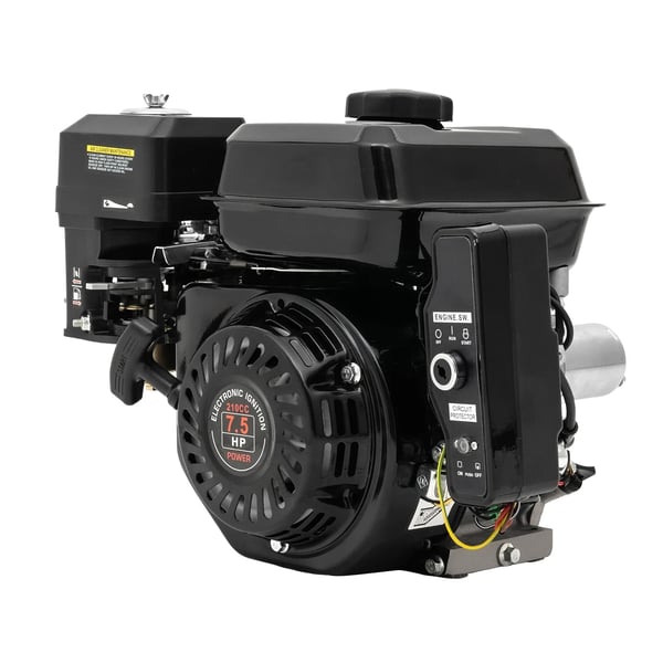 Bensinmotor, luftkyld, 7,5HK,Bensinmotor