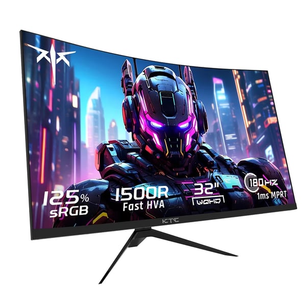 Gaming Monitor, 32-tommer, 180Hz Opdateringsfrekvens,KTC H32S17, EU Stik