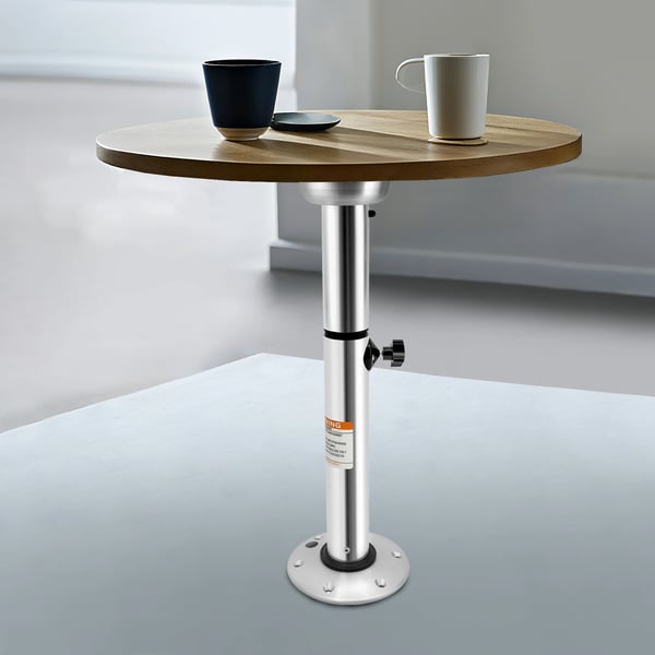 Bordben, Höjdjusterbart, Platsbesparande Design,Silver