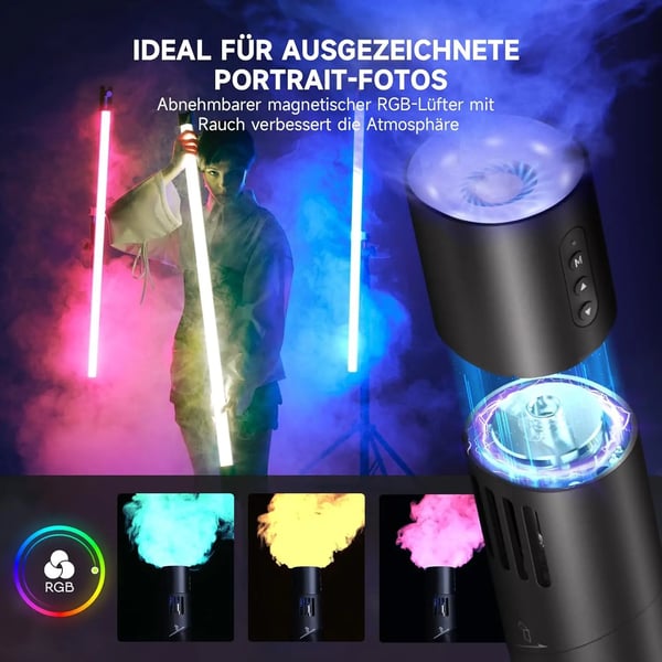 Dimmaskin, 40 W, Justerbar vinkel,svart