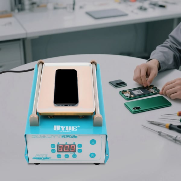 LCD Skærm Reparation Separationsmaskine, Holdbare Materialer, Justerbar Temperaturkontrol,Blå