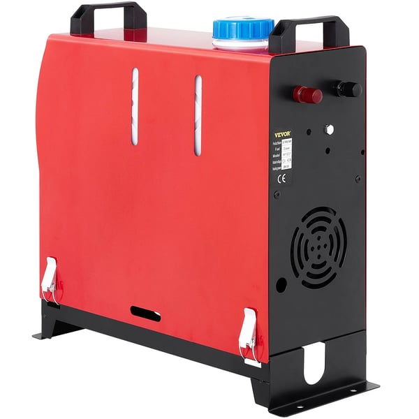 Dieselbilvarmer, 8KW varmeeffekt, 12V nominelt spænding, 0.18-0.48 L/h brændstofforbrug, -40℃ til +50℃ driftstemperatur, LCD kontrol