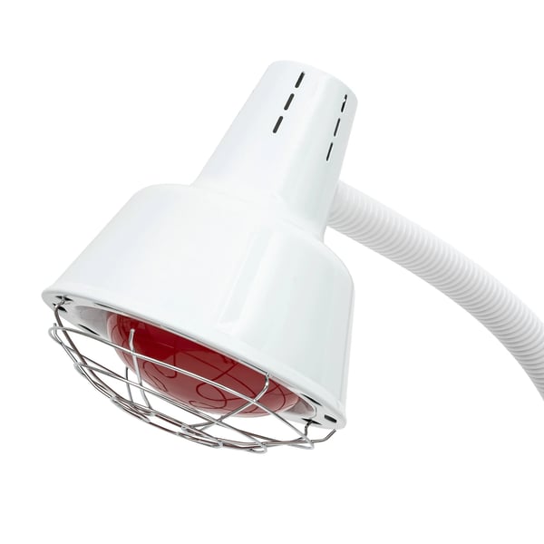 Infrarød Varmlampe, Justerbar Temperatur, Smertelindring,HVID