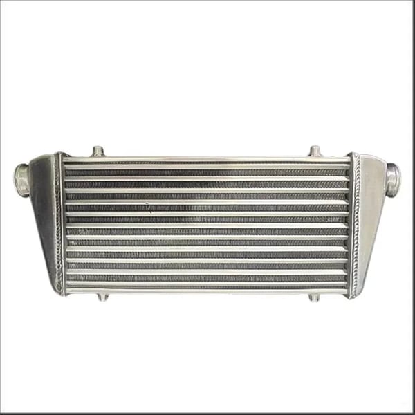 FMIC Aluminium Intercooler, 2.2" Inlopp/Utlopp, Effektiv Värmeväxling, Hållbar Aluminiumdesign