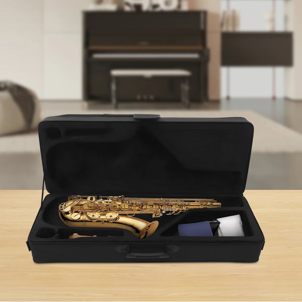 Tenor Saxofonetui, Holdbar Beskyttelse, Flere Bæreindstillinger,sort
