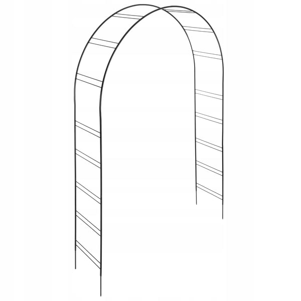 Havepergola, Metalstruktur, Støtter Klatreplanter,sort
