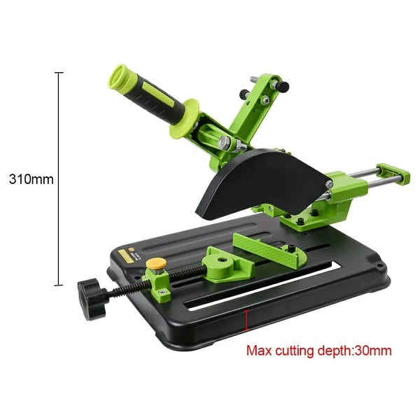 Vinkelsliber Beslag, Justerbar Klemmetbredde 0-110mm, Passer til 110mm-125mm Skiver, 45° Vinkeljustering, Sikkerhedsdæksel Inkluderet