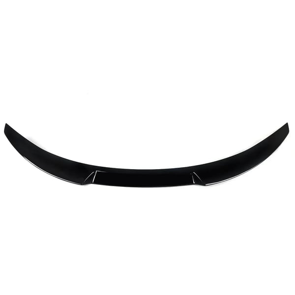 Bagspoiler, Blank Finish, Aerodynamisk Design,Glansende Sort