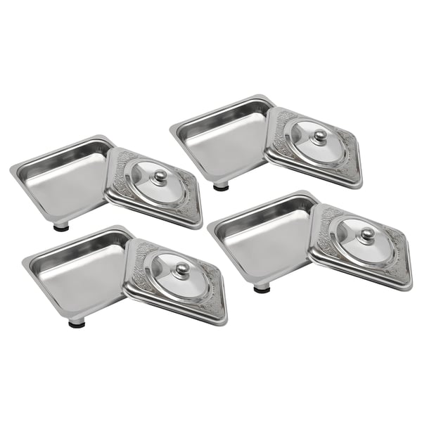 Stegepande Buffetbakke, Elegant Design, Holdbar Konstruktion,4PCS
