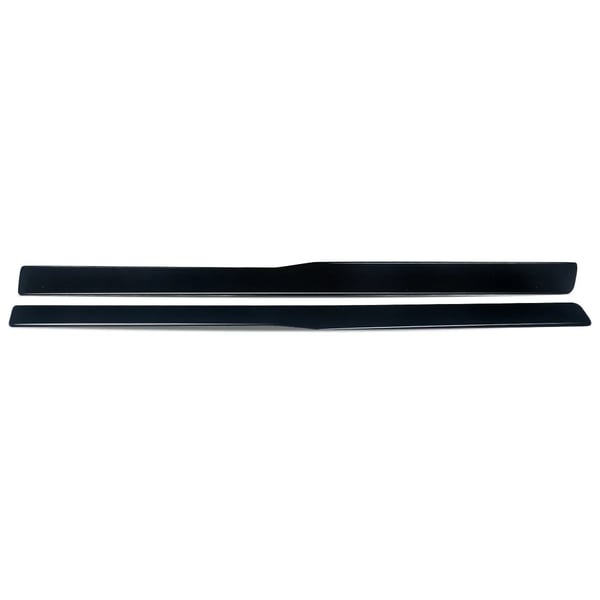 Side Skirt Extension Panel Karosserikit, ABS Plastmateriale, Blank Sort Finish, Skræddersyet Pasform til BMW F80 M3 og F82 M4,2stk