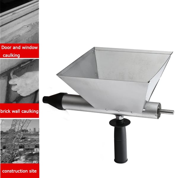 Muurilaastiase, Ruostumaton teräs, Suppilon mitat 206x200mm, Kokonaismitat 290x120mm, Irrotettava suutin, Kevyt muotoilu