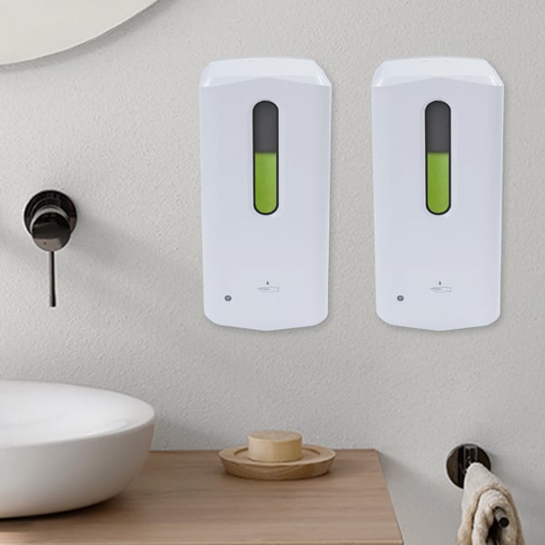 Sæbe dispenser, automatisk sensor, vægmonteret, stor kapacitet