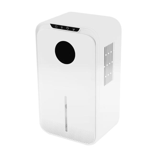 Elektrisk affugter, 2,5L kapacitet, stille drift,HVID, EU Stik