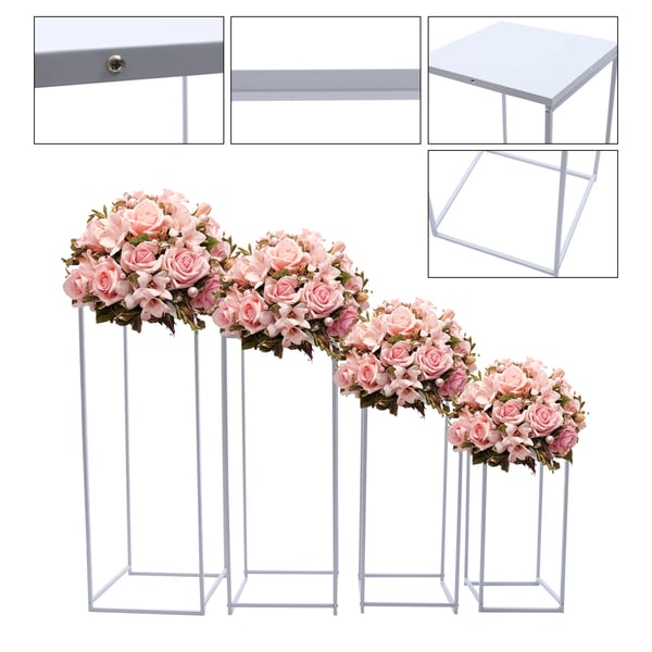 Blomsterstand, Hvid Metal Konstruktions, Alsidig til Begivenheder,HVID