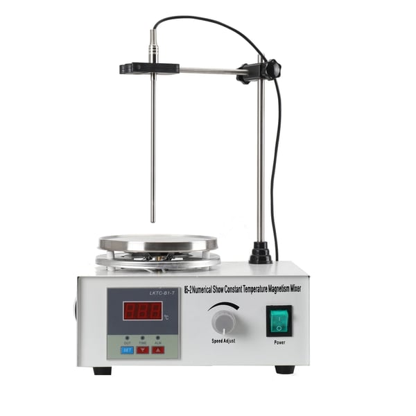Magnetisk Rører, 25W Effekt, 200W Opvarmning, Maksimal Hastighed 2000 omdr./min, Maksimal Temperatur 100 °C, Kapacitet 1000 ml