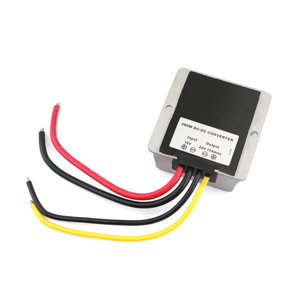 DC/DC Converter, 12V til 24V Step Up, 15A Udgang, Høj Effektivitet