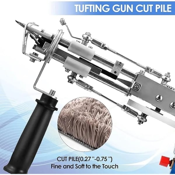 Tufting Gun, Alsidig 2-i-1 Funktion, Justerbar Hastighedskontrol,Tufting Gun Kits