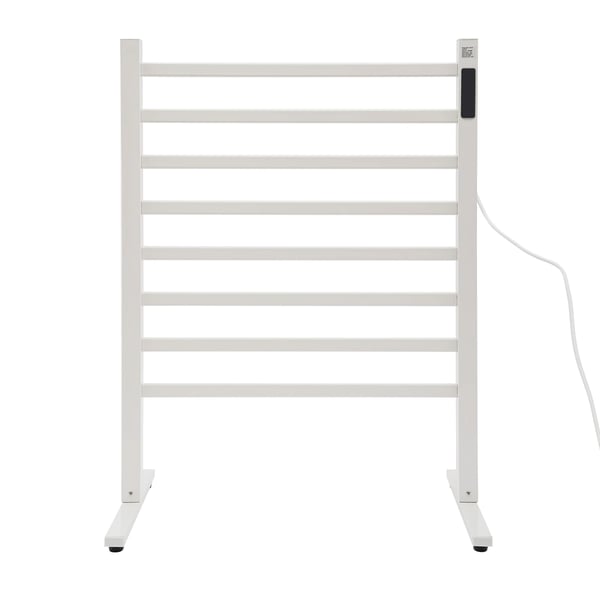 Elektrisk Håndklædetørrer, Fritstående Design, Hurtig Opvarmning,220V, EU, HVID