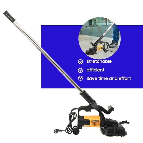 Elektrisk Vægplaner, 3800W Motor, Tomgangshastighed 6000 omdr./min, Vægt 12,96 kg, Nominel Spænding 230V, Ergonomisk Design