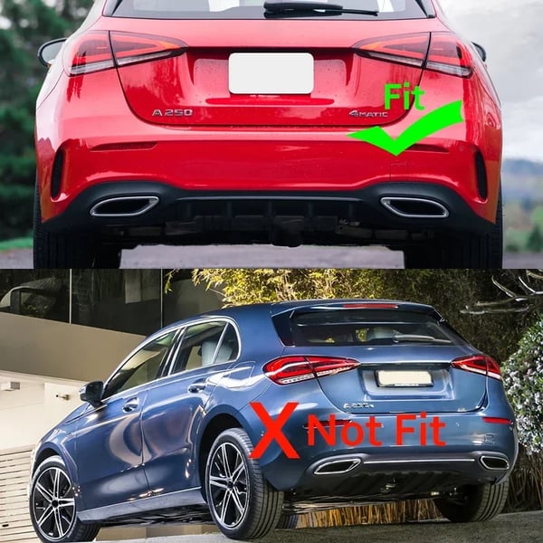 Bagdiffuser, AMG stil, kompatibel med A-Class W177,som vist