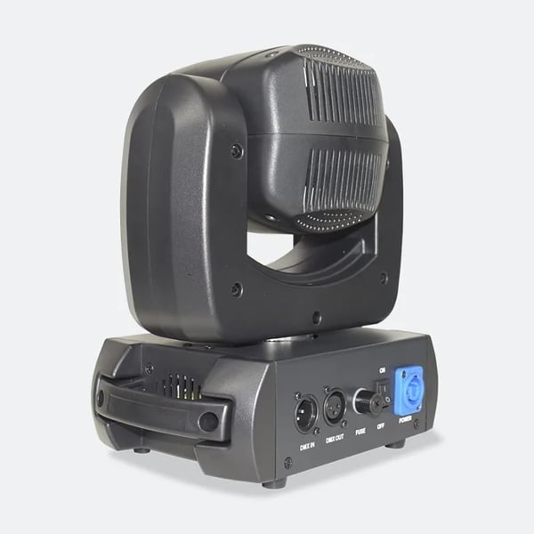 LED Moving Head Beam Light, 100W Effekt, 90-240V Spænding, Selvstændig Installation,sort, EU-stik