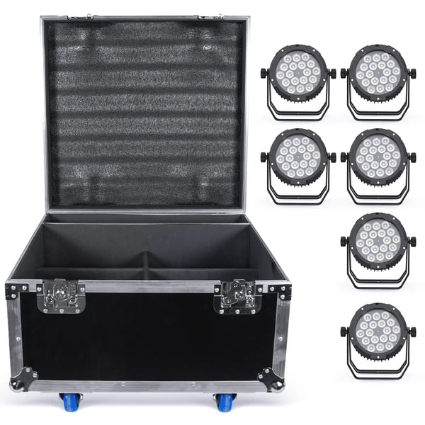 Flight Case, Robust Konstruktion, Praktisk Opbevaring,EU stik