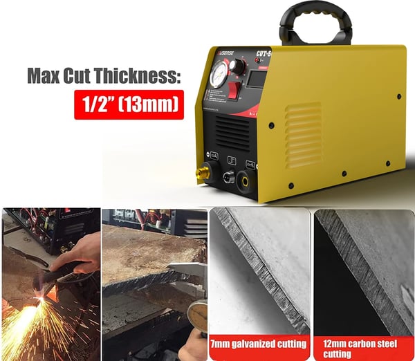 Plasma Cutter, IGBT Inverter, Dual Voltage, Guld