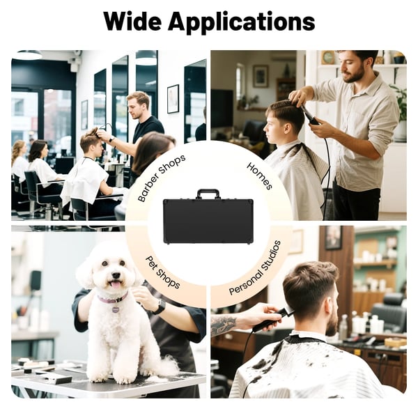 Barber Taske, Bærbar Design, Moderne Æstetik,sort