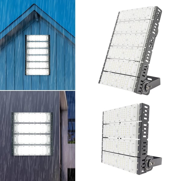Udendørs Flomlys, LED-teknologi, Vandtæt Design,sort