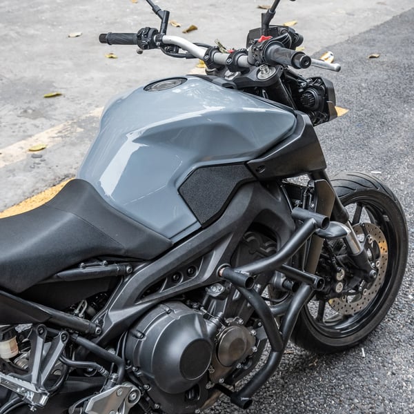 Motorstötfångare, Rostfritt Stål, Krockskydd,svart