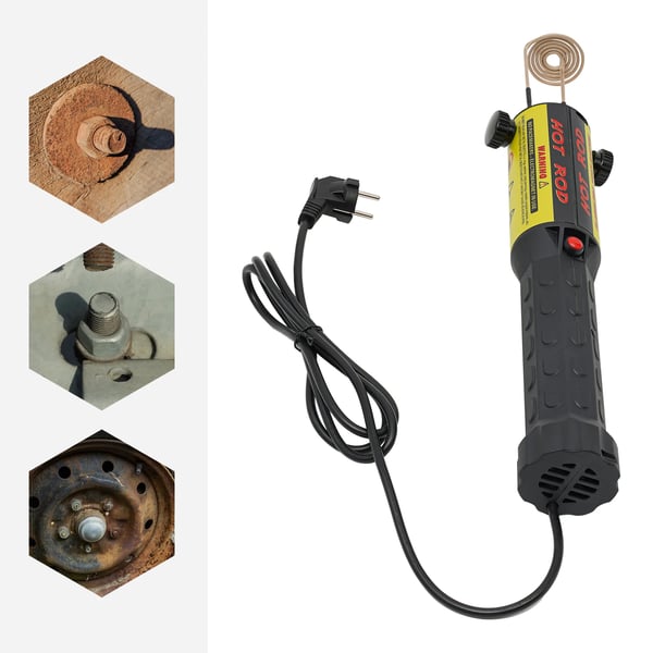 Magnetisk induktionsvarmer, 10 spoler, høj effekt opvarmning,Gul