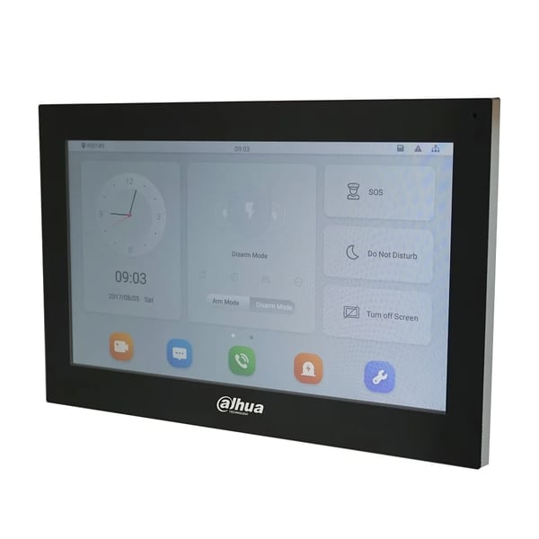 Digital Inomhusmonitor, 10-tumsdisplay, Full digital kommunikation