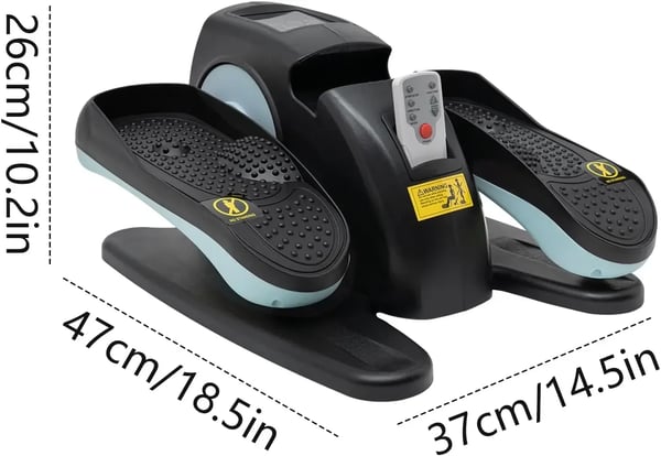 Elliptinen Trainer, Kauko-ohjain, Säädettävät Nopeudet,Sininen