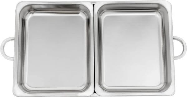 Buffetserveringsset, rostfritt stål, idealiskt för evenemang,Silver