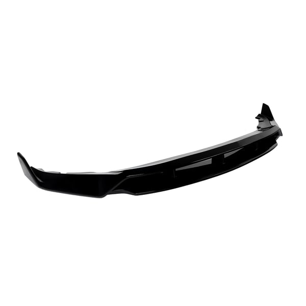 Front Bumper Lip Splitter, Glansende Sort Finish, Holdbar ABS Plast Design,glossy sort