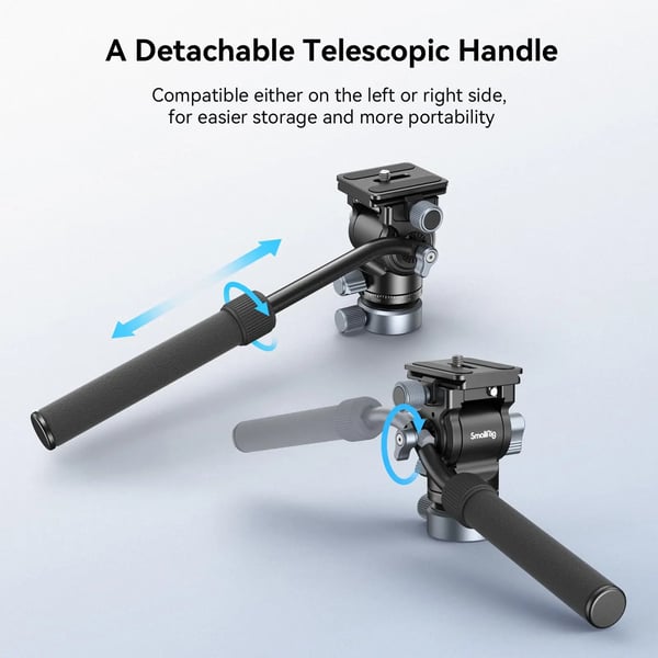 Videostativ, Letvægts Kulfiber, Justerbar Højde,Tripod Kit 4221