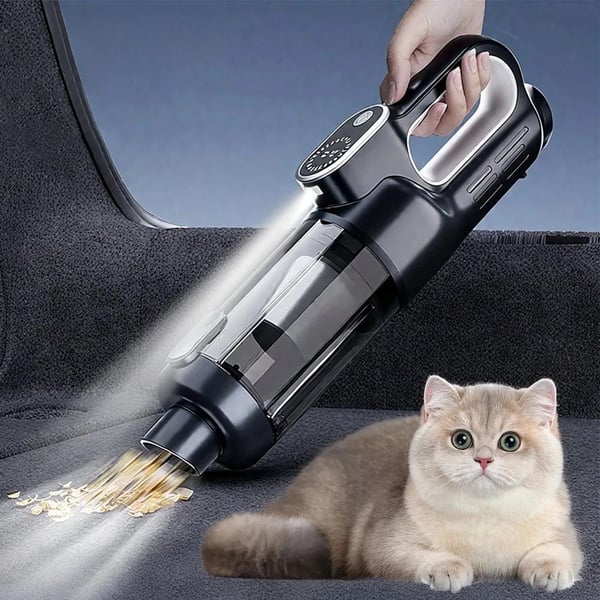 Håndholdt trådløs støvsuger, sugeeffekt 18000Pa, USB-opladning, batterikapacitet 6000mAh, opladningstid 4,5 timer, støvbeholder volumen 0,3-0,4L