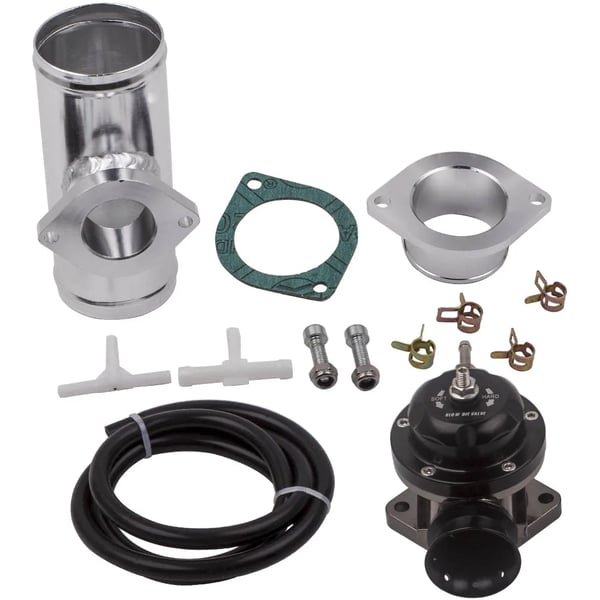 Blow Off Ventil, 30 PSI Boost Kapacitet, Holdbar Aluminium Konstruktion, Nem Samling