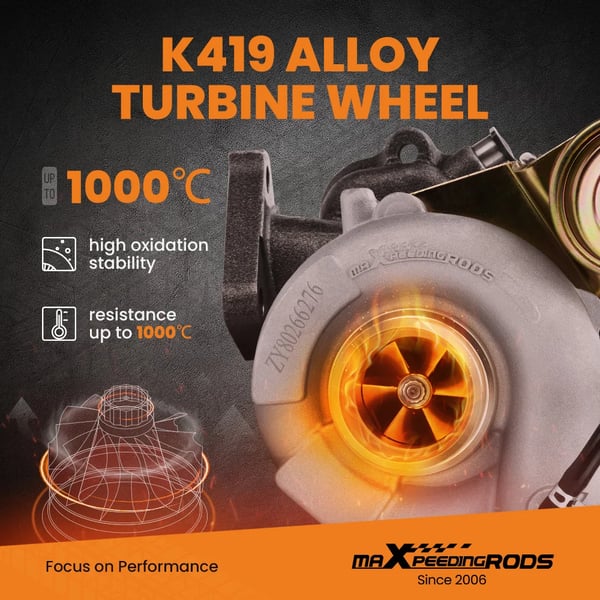 Turbocharger, TD04L-13T-6 model, vand- og olieafkølet, kompatibel med Subaru & Saab, dimensioner 26x20x23 cm, vægt 6,5 kg