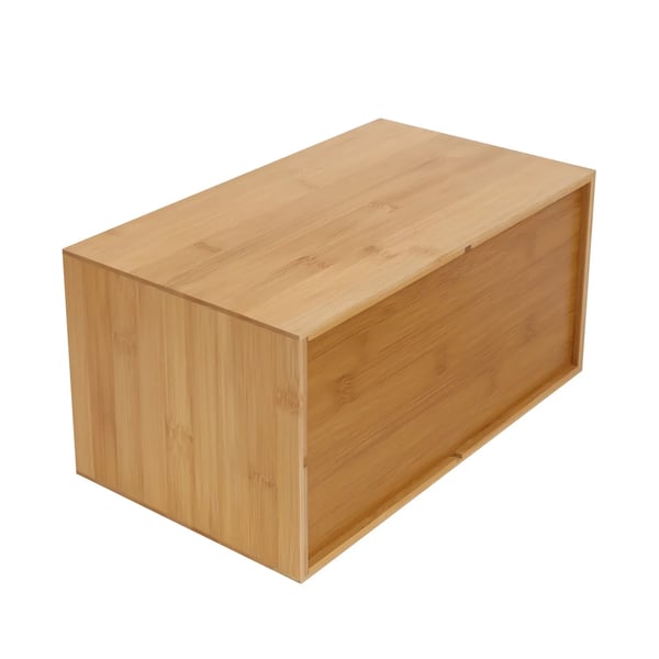 Skrivebordsorganisator, Bambusmateriale, 33 x 19 x 16 cm Dimensioner, 3 Skuffer, Firkantet Form, Opbevaringsorganisator